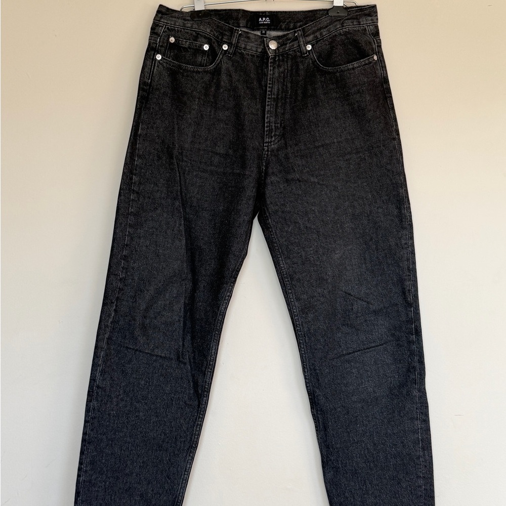A.P.C. Dark Gray Relaxed Jeans